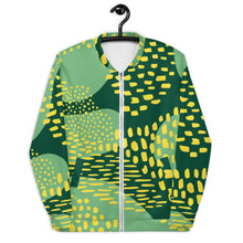 Load image into Gallery viewer, Green Dot Unisex Bomber Jacket