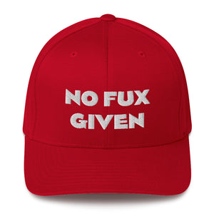 No Fux Given Structured Twill Hat