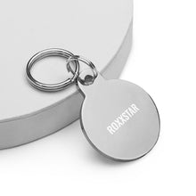 Load image into Gallery viewer, Abe Engraved Key Chain/Pet ID Tag