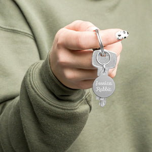 Jessica Rabbit Engraved Key Chain/Pet ID Tag