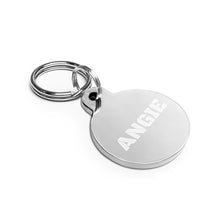 Load image into Gallery viewer, Angie Engraved Key Chain/Pet ID Tag