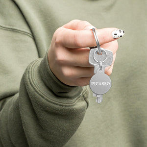 Picasso Engraved Key Chain/Pet ID Tag