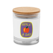 Load image into Gallery viewer, An Apple A Day Glass Candle