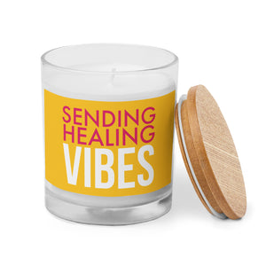Sending Healing Vibes Glass jar Candle