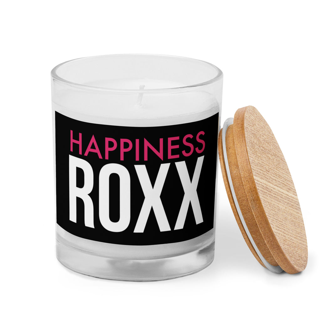 Happiness Roxx Glass Candle