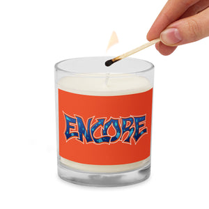 Encore Orange Glass Jar Soy Wax Candle