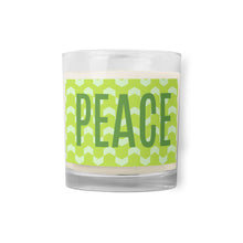 Load image into Gallery viewer, Peace Glass Jar Soy Sax Candle
