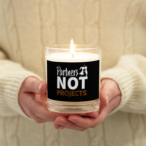 Partners Not Projects Glass Jar Soy Wax Candle