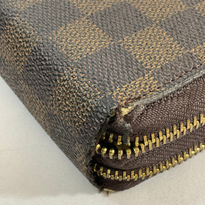 Designer Brown Checkered Ladies' Wallet