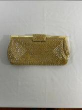 Load image into Gallery viewer, Gold Detailed Designer Clutch