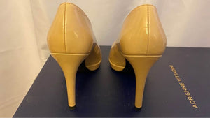 Beige Designer High Heel Shoes Size 6