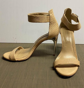 Designer Open Toe Ankle Strap High Heels Size 6
