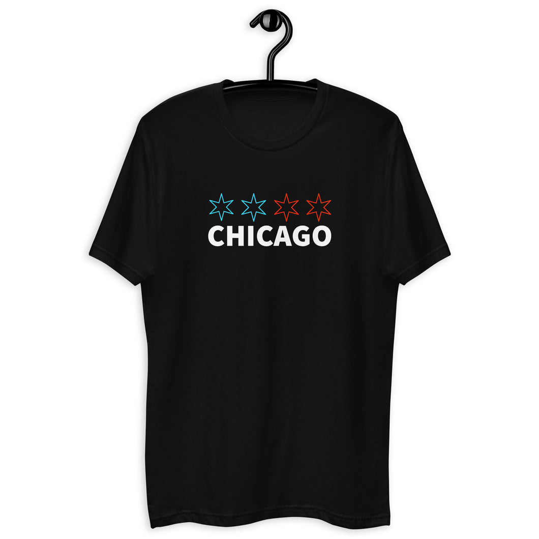 Chicago Masculine Cut Fitted Short Sleeve Tee