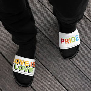 Love Is Love Pride Men’s Slides