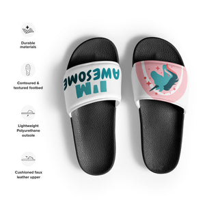 I’m Awesome Unicorn Men’s Slides