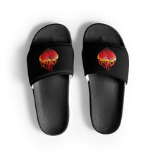 Load image into Gallery viewer, Flaming Heart Men’s Slides