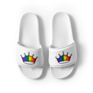 Rainbow Crown Men’s Slides