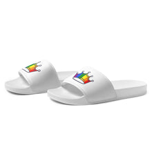 Load image into Gallery viewer, Rainbow Crown Men’s Slides