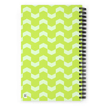 Load image into Gallery viewer, Melting Apple Green Spiral Notebook