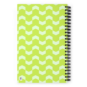 Melting Apple Green Spiral Notebook
