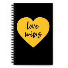 Load image into Gallery viewer, Love Wins Spiral Notebook
