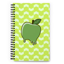 Load image into Gallery viewer, Melting Apple Green Spiral Notebook