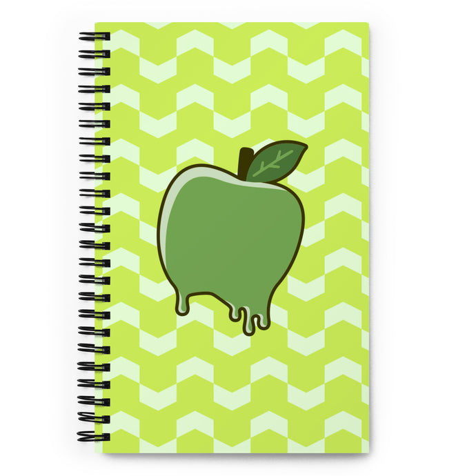 Melting Apple Green Spiral Notebook