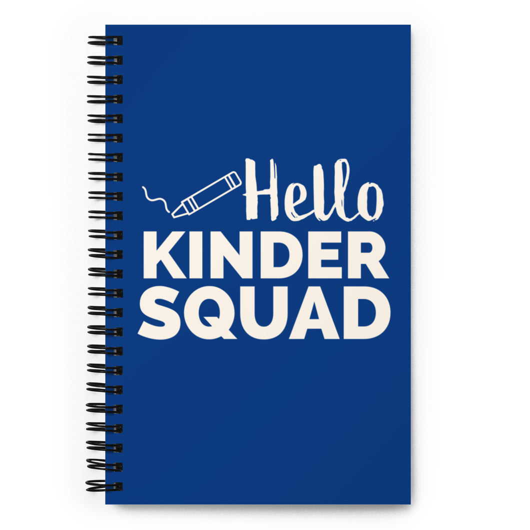 Hello Kinder Squad Spiral Notebook