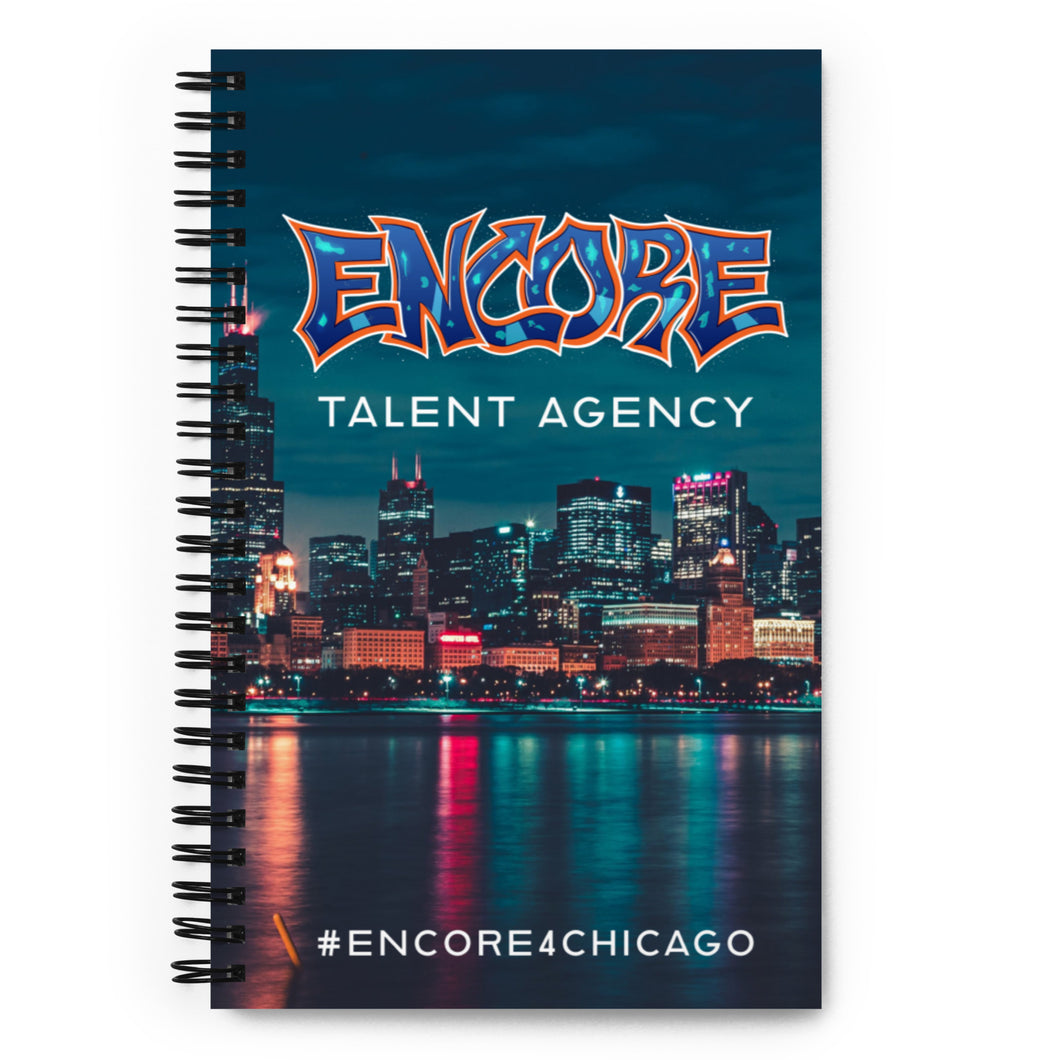 Encore Talent Agency Spiral Notebook