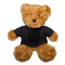 Load image into Gallery viewer, Straight Outta School Teddy Bear - black