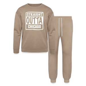 Straight Outta Chicago Lounge Wear Set - tan