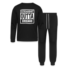 Load image into Gallery viewer, Straight Outta Chicago Lounge Wear Set - black