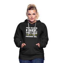 Load image into Gallery viewer, The Less Life in Prison Phases Me Women’s Premium Hoodie - black