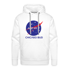 Load image into Gallery viewer, Chicago Bud Space Masculine Cut Premium Hoodie - white