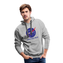 Load image into Gallery viewer, Chicago Bud Space Masculine Cut Premium Hoodie - heather grey