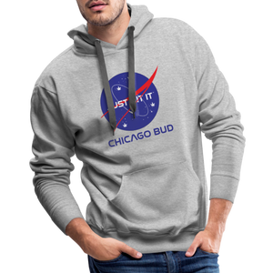 Chicago Bud Space Masculine Cut Premium Hoodie - heather grey