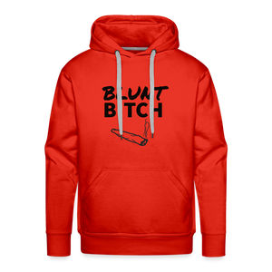 Blunt Bitch Masculine Cut Premium Hoodie - red