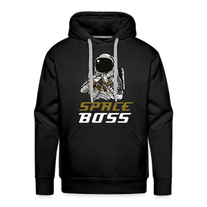 Space Boss Men’s Premium Hoodie - black