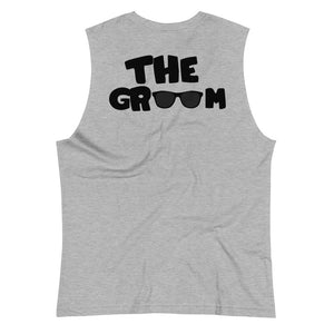 The Groom [back print] Muscle Shirt