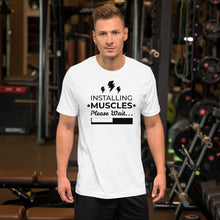 Load image into Gallery viewer, Intstaling Muscles Unisex Tee