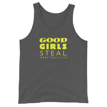 Load image into Gallery viewer, Good Girls Steal Softball Life Unisex Tank Top
