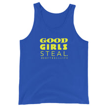 Load image into Gallery viewer, Good Girls Steal Softball Life Unisex Tank Top