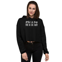 Load image into Gallery viewer, Escape The Ordinary Crop Hoodie