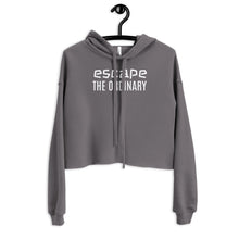 Load image into Gallery viewer, Escape The Ordinary Crop Hoodie