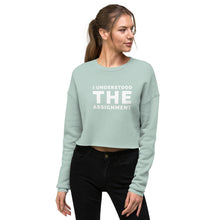 Load image into Gallery viewer, I Understood The Assignment Crop Sweatshirt