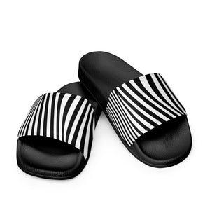 Zebra Striped Women's Slides