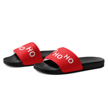 Load image into Gallery viewer, HO HO HO Red Women&#39;s Slides