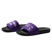 Load image into Gallery viewer, Volleyball Is Life Purple Women&#39;s Slides