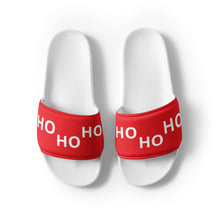 Load image into Gallery viewer, HO HO HO Red Women&#39;s Slides
